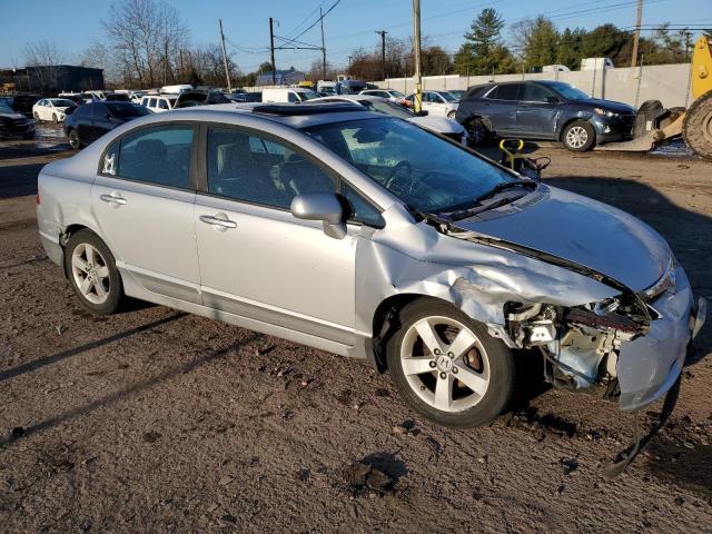 1HGFA16878L036354 - 2008 HONDA CIVIC EX SILVER photo 4