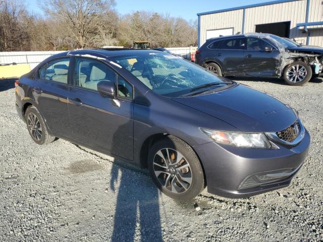 2HGFB2F87FH507352 - 2015 HONDA CIVIC EX GRAY photo 4