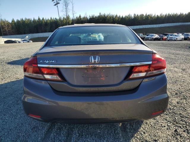 2HGFB2F87FH507352 - 2015 HONDA CIVIC EX GRAY photo 6