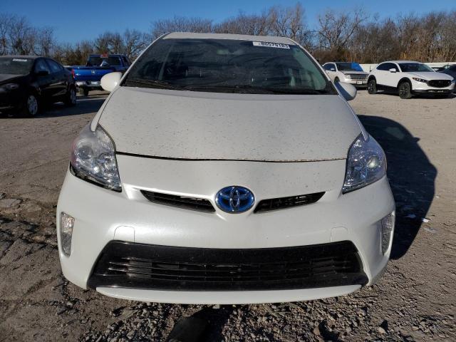 JTDKN3DU7D1643518 - 2013 TOYOTA PRIUS WHITE photo 5