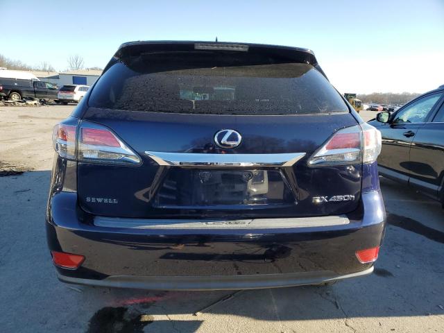 JTJBC1BA0D2062775 - 2013 LEXUS RX 450 BLUE photo 6