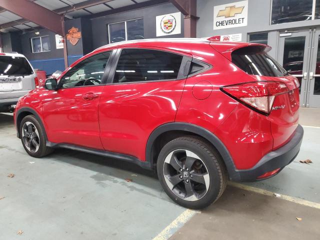 3CZRU6H76JM724395 - 2018 HONDA HR-V EXL RED photo 2