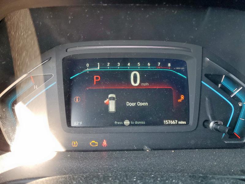 5FNRL6H50KB091759 - 2019 HONDA ODYSSEY EX GRAY photo 9