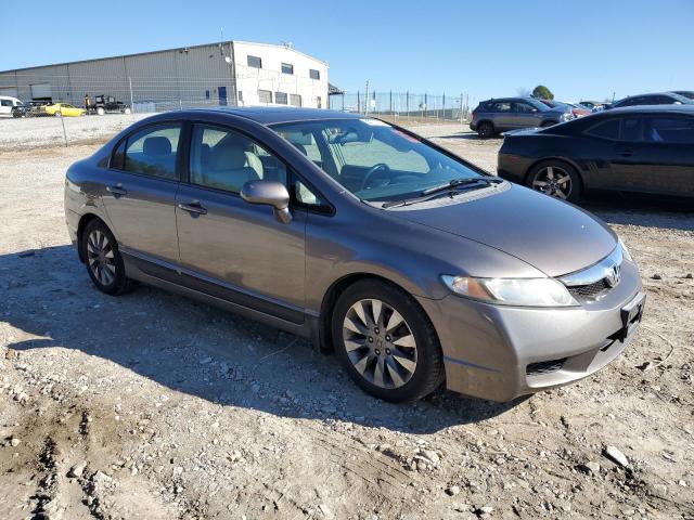 1HGFA16929L003997 - 2009 HONDA CIVIC EXL ნაცრისფერი ფოტო 4