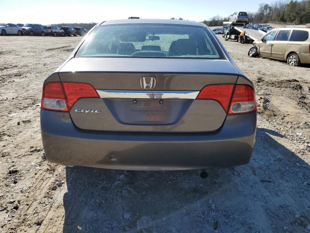 1HGFA16929L003997 - 2009 HONDA CIVIC EXL GRAY photo 6