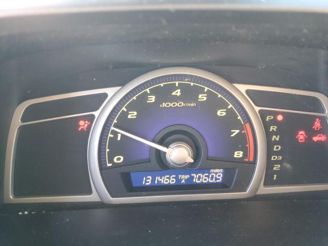 1HGFA16929L003997 - 2009 HONDA CIVIC EXL ნაცრისფერი ფოტო 9