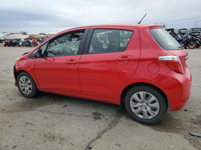 JTDKTUD32DD557308 - 2013 TOYOTA YARIS RED photo 2