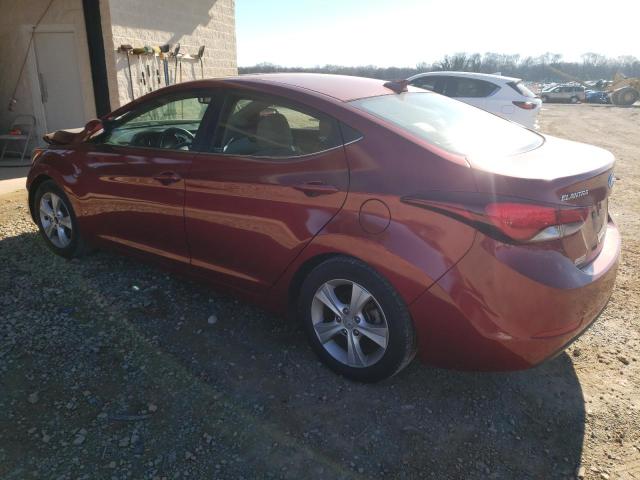 5NPDH4AE3GH733295 - 2016 HYUNDAI ELANTRA SE RED photo 2