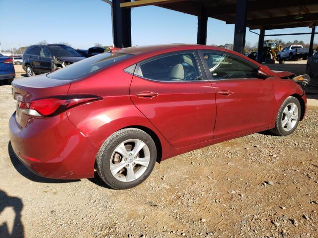 5NPDH4AE3GH733295 - 2016 HYUNDAI ELANTRA SE RED photo 3