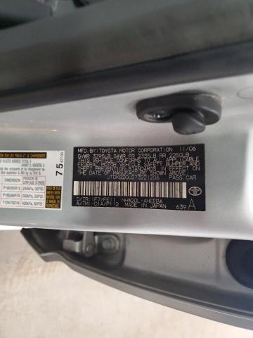 JTDKB20U273221206 - 2007 TOYOTA PRIUS 银色 照片 12