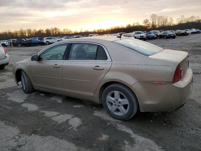 1G1ZG57B784188469 - 2008 CHEVROLET MALIBU LS TAN photo 2