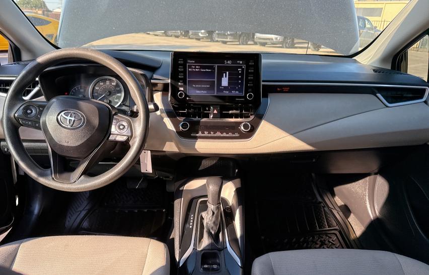 5YFEPMAE8MP200669 - 2021 TOYOTA COROLLA LE BLACK photo 9