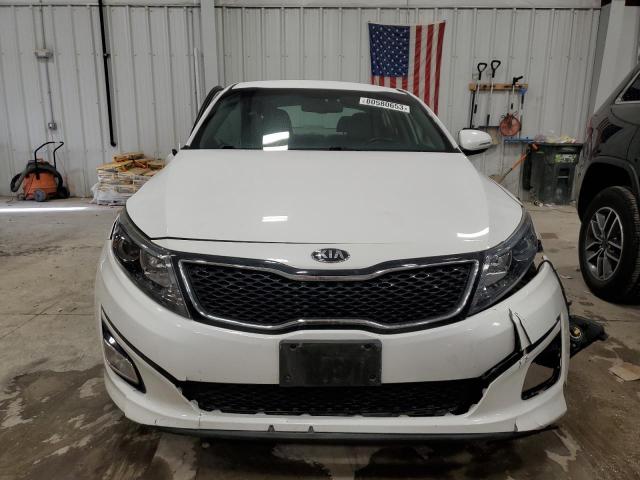 5XXGN4A7XFG457862 - 2015 KIA OPTIMA EX WHITE photo 5