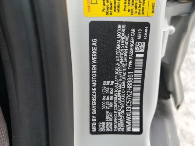 WMWXU3C57K2H88861 - 2019 MINI COOPER S 灰色 照片 13