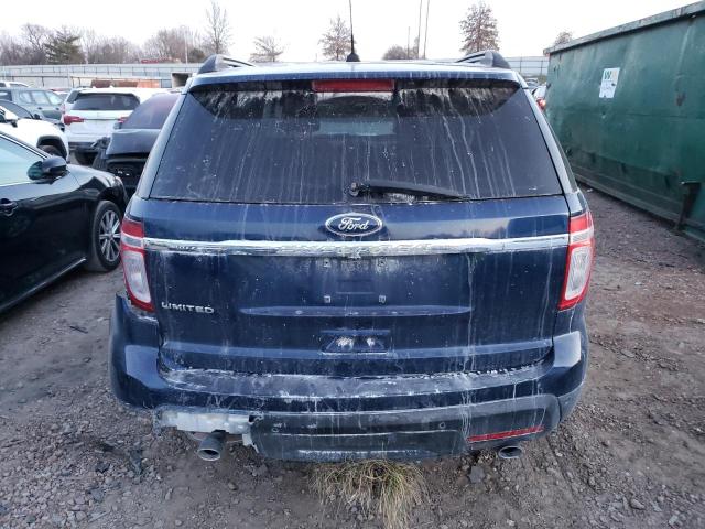 1FMHK7F89CGA32293 - 2012 FORD EXPLORER LIMITED BLUE photo 6