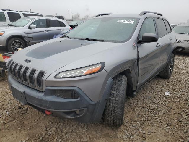 1C4PJMBS5GW262041 - 2016 JEEP CHEROKEE TRAILHAWK GRAY photo 1