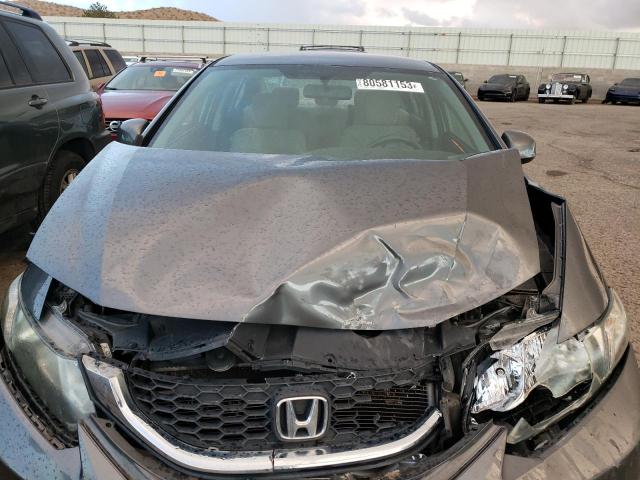 19XFB2F5XDE027884 - 2013 HONDA CIVIC LX GRAY photo 11