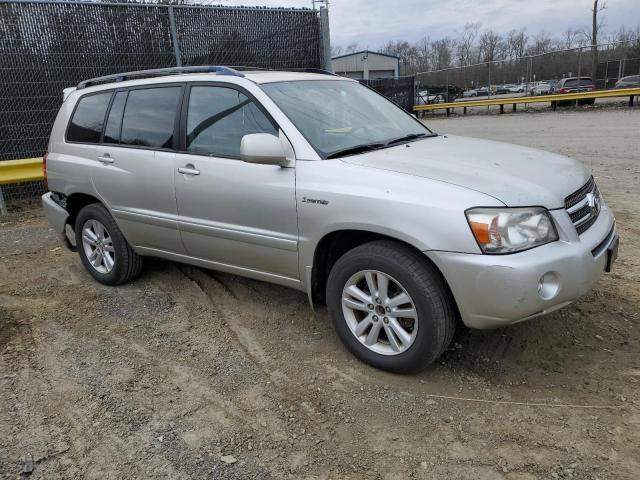 JTEEW21A460007206 - 2006 TOYOTA HIGHLANDER HYBRID SILVER photo 4