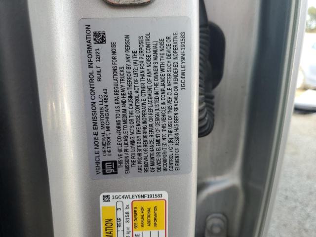 1GC4WLEY9NF191583 - 2022 CHEVROLET SILVERADO C2500 HEAVY DUTY SILVER photo 13