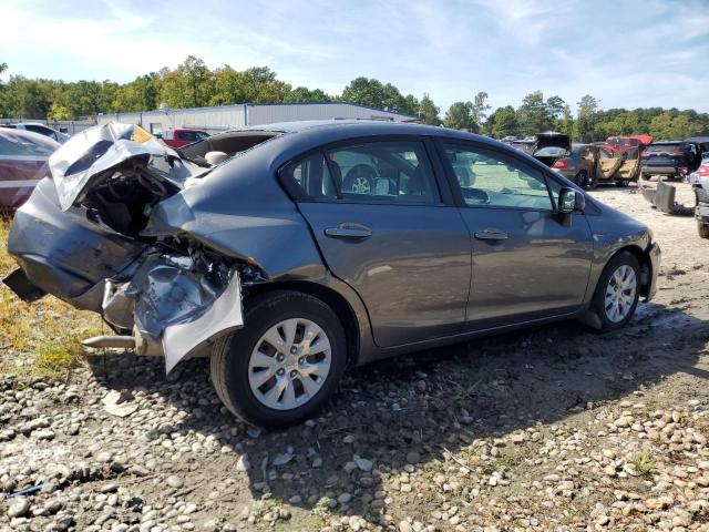 19XFB2F57CE030319 - 2012 HONDA CIVIC LX GRAY photo 3
