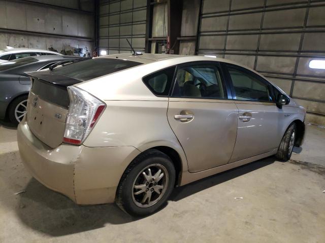 JTDKN3DU8A0096101 - 2010 TOYOTA PRIUS BEIGE photo 3