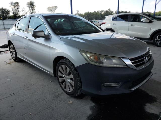1HGCR2F8XDA012329 - 2013 HONDA ACCORD EXL SILVER photo 4