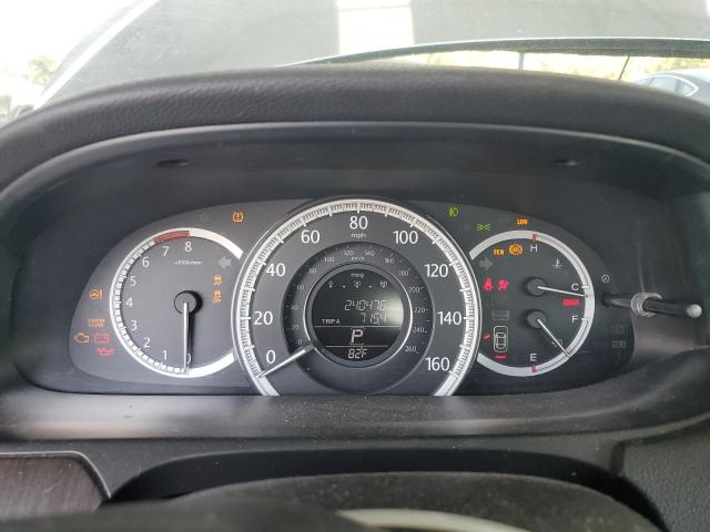 1HGCR2F8XDA012329 - 2013 HONDA ACCORD EXL SILVER photo 9