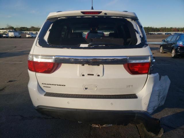 1C4RDJDG3DC675581 - 2013 DODGE DURANGO CREW WHITE photo 6