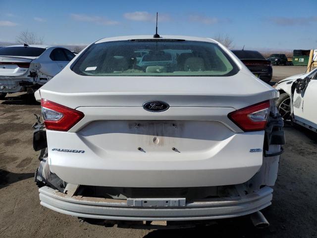 3FA6P0H7XDR192286 - 2013 FORD FUSION SE WHITE photo 6