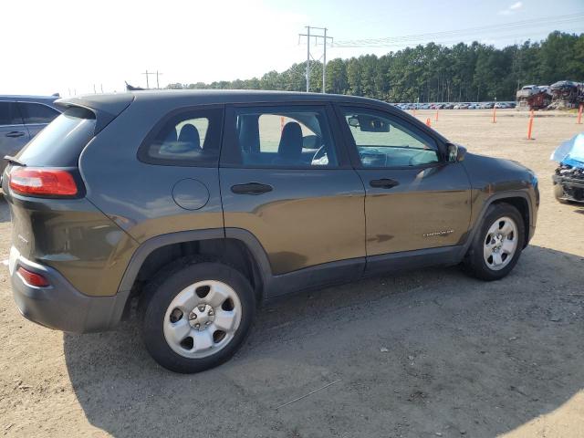 1C4PJLAB0FW531931 - 2015 JEEP CHEROKEE SPORT მწვანე ფოტო 3