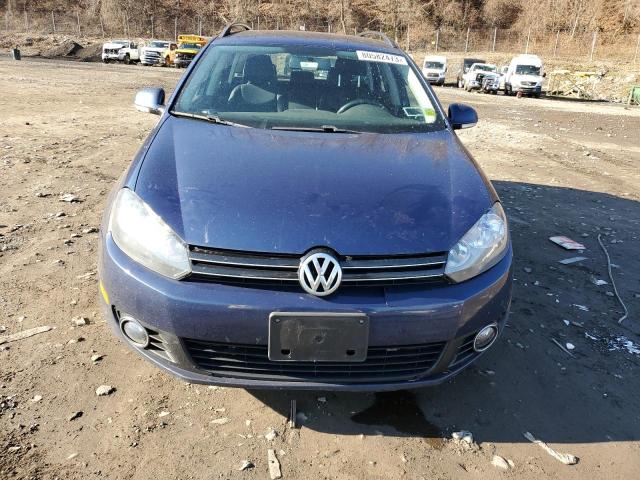 3VWPL7AJXDM674565 - 2013 VOLKSWAGEN JETTA TDI BLUE photo 5