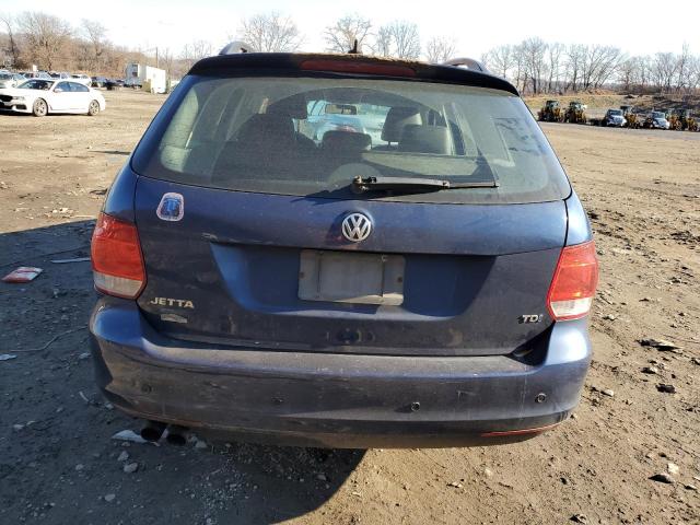 3VWPL7AJXDM674565 - 2013 VOLKSWAGEN JETTA TDI BLUE photo 6