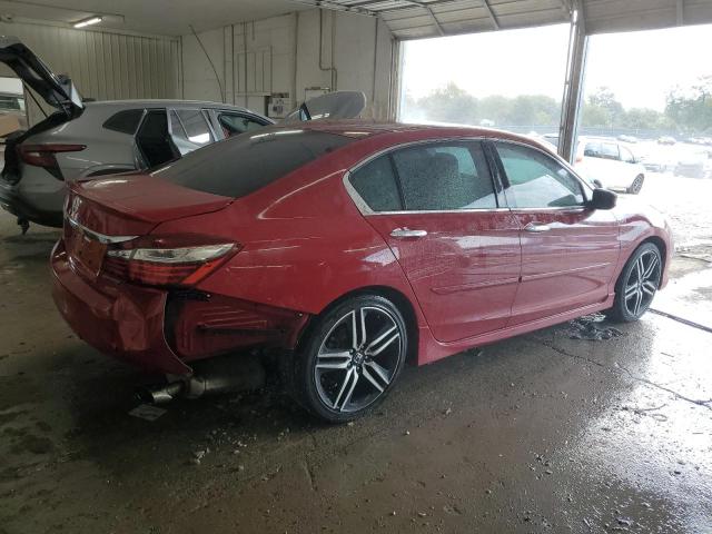 1HGCR2F51HA097251 - 2017 HONDA ACCORD SPORT Красный фото 3