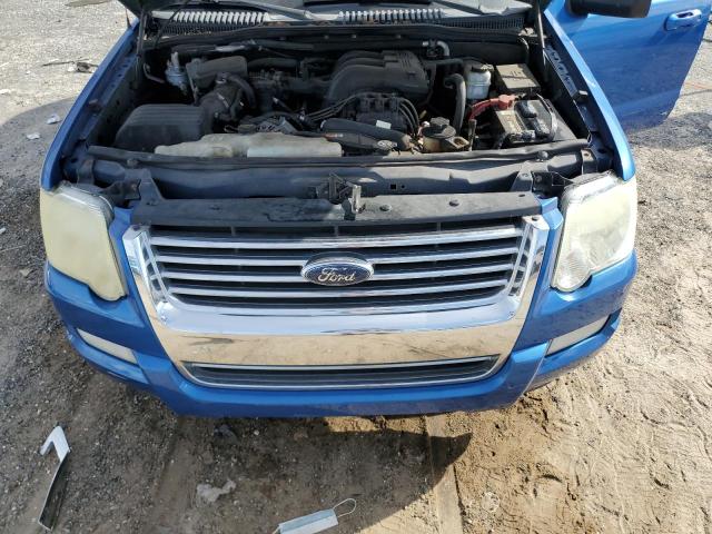 1FMEU6DE7AUA64531 - 2010 FORD EXPLORER XLT ლურჯი ფოტო 12