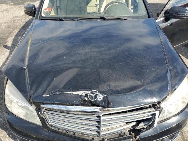 WDDGF8BB3AF470828 - 2010 MERCEDES-BENZ C 300 4MATIC BLACK photo 11