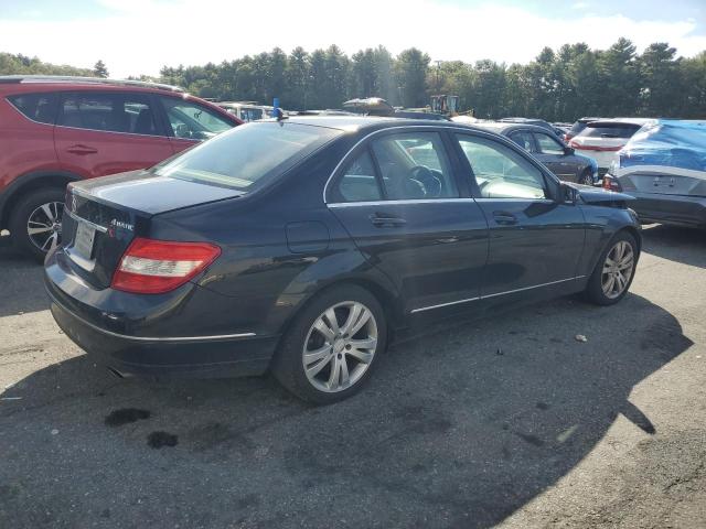 WDDGF8BB3AF470828 - 2010 MERCEDES-BENZ C 300 4MATIC BLACK photo 3