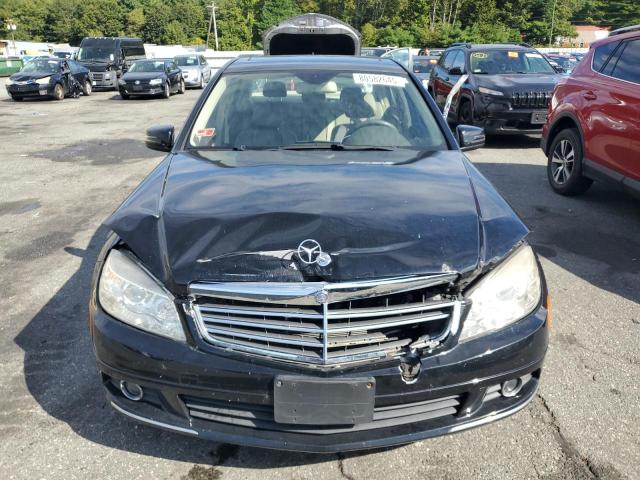 WDDGF8BB3AF470828 - 2010 MERCEDES-BENZ C 300 4MATIC BLACK photo 5