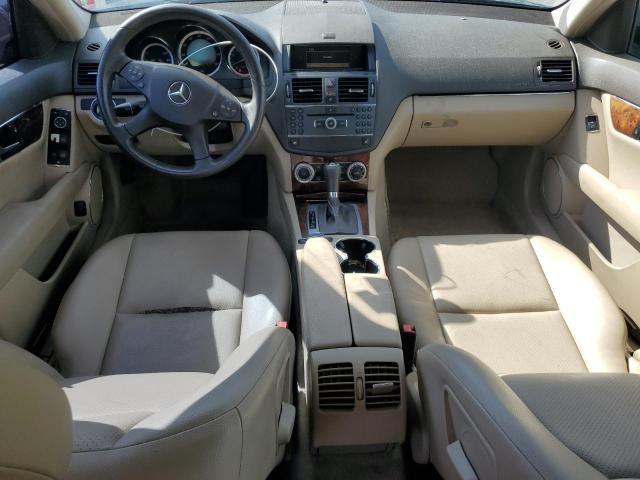 WDDGF8BB3AF470828 - 2010 MERCEDES-BENZ C 300 4MATIC BLACK photo 8