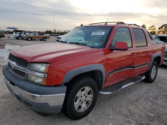 3GNEC12Z65G263196 - 2005 CHEVROLET AVALANCHE C1500 RED photo 1