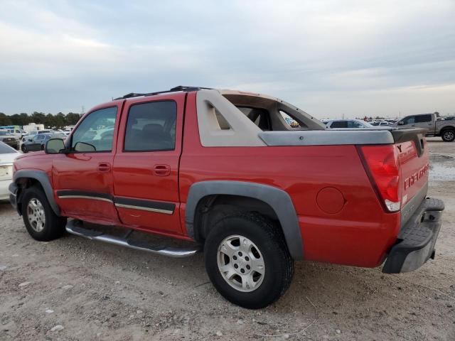 3GNEC12Z65G263196 - 2005 CHEVROLET AVALANCHE C1500 RED photo 2