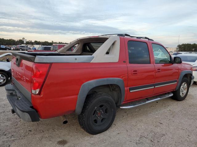 3GNEC12Z65G263196 - 2005 CHEVROLET AVALANCHE C1500 RED photo 3