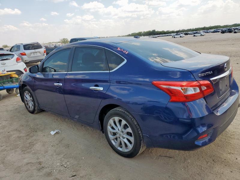 3N1AB7AP0KY236985 - 2019 NISSAN SENTRA S BLUE photo 2