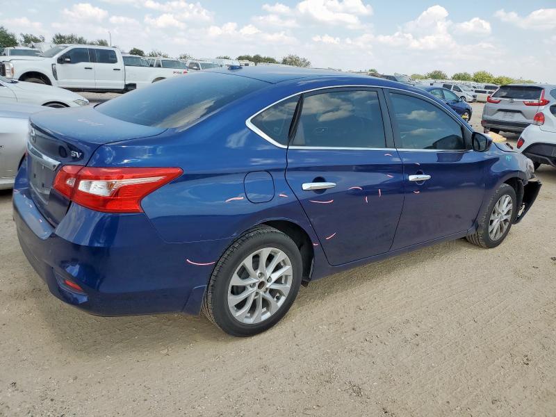 3N1AB7AP0KY236985 - 2019 NISSAN SENTRA S BLUE photo 3