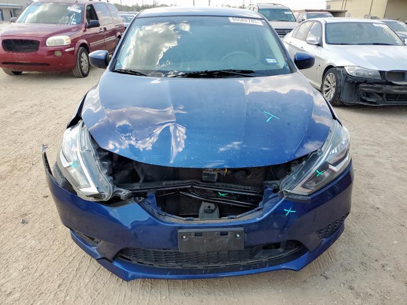 3N1AB7AP0KY236985 - 2019 NISSAN SENTRA S BLUE photo 5