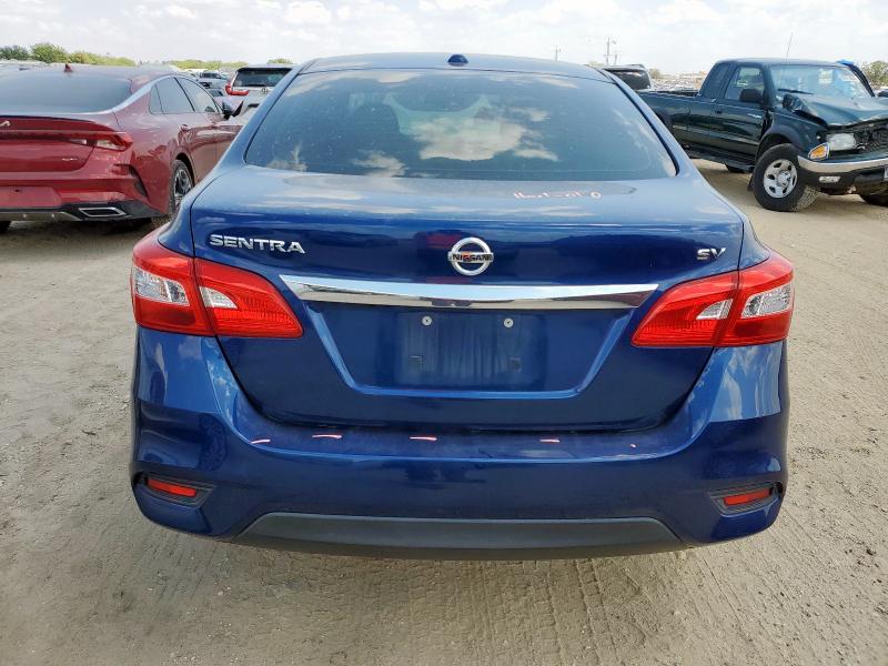 3N1AB7AP0KY236985 - 2019 NISSAN SENTRA S BLUE photo 6