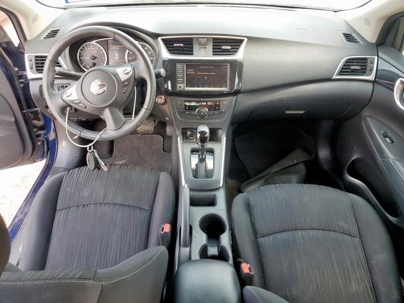 3N1AB7AP0KY236985 - 2019 NISSAN SENTRA S BLUE photo 8