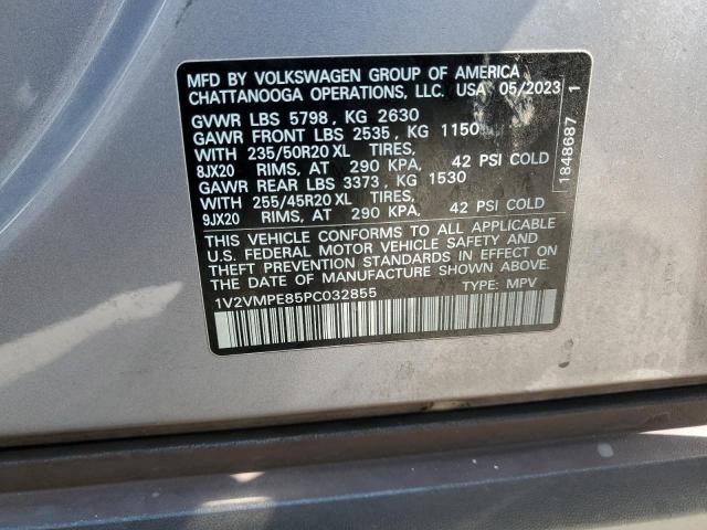 1V2VMPE85PC032855 - 2023 VOLKSWAGEN ID.4 PRO S Argent photo 13