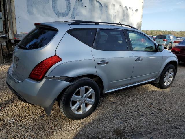 JN8AZ08T56W404432 - 2006 NISSAN MURANO SL SILVER photo 3