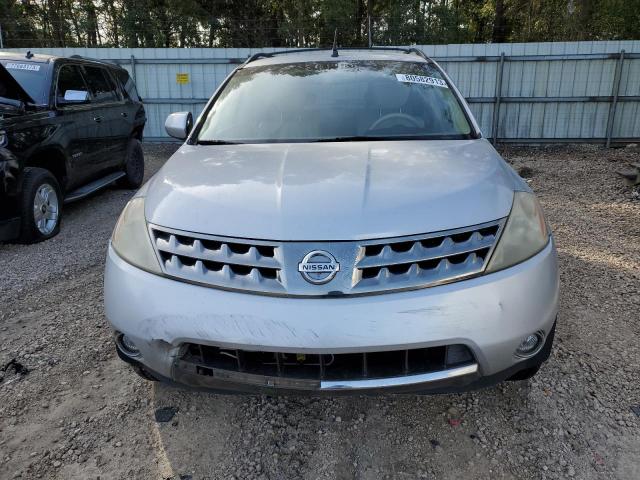 JN8AZ08T56W404432 - 2006 NISSAN MURANO SL SILVER photo 5