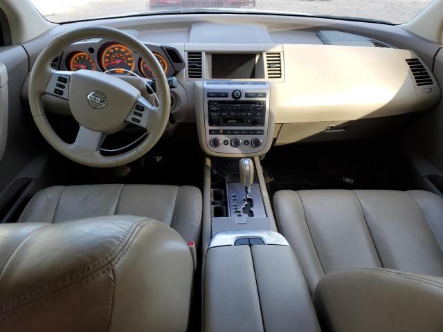 JN8AZ08T56W404432 - 2006 NISSAN MURANO SL SILVER photo 8